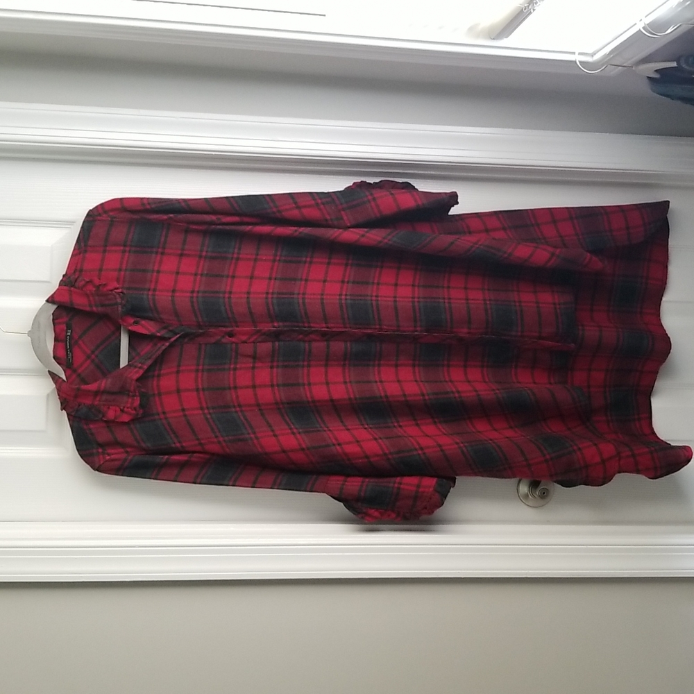 Zara Plaid Tunic